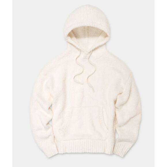 UGG Asala Hoodie in white with ribbed cuffs and hem size medium - Picture 1 of 10